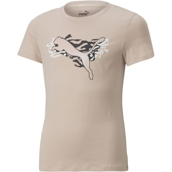 Puma Puma ALPHA TEE G Koszulka dziewczęca, różowy, rozmiar 128