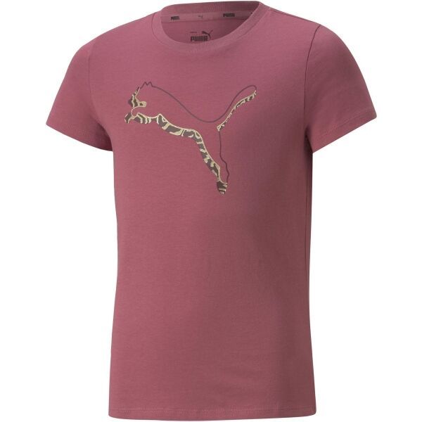 Puma Puma ALPHA TEE G Koszulka dziewczęca, różowy, rozmiar 152