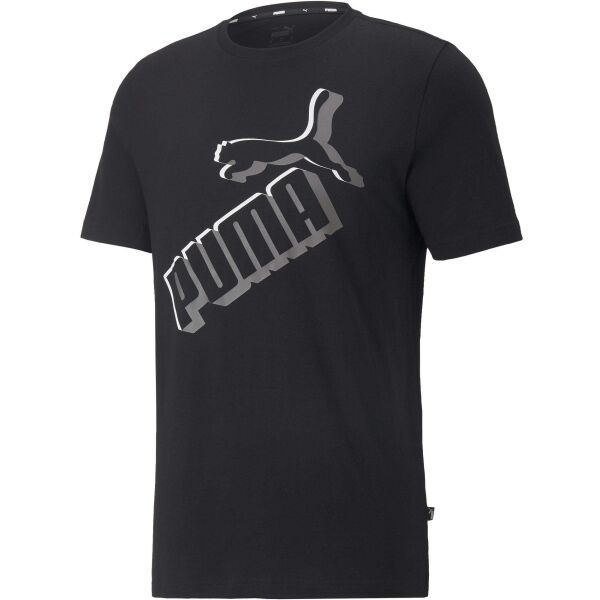 Puma Puma ESS+BIG LOGO TEE Koszulka męska, czarny, rozmiar XL