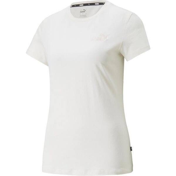 Puma Puma ESS+EMBROIDERY TEE Koszulka damska, biały, rozmiar S