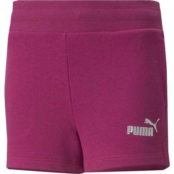 Puma Puma ESS+SHORTS TR G Spodenki dziewczęce, różowy, rozmiar 116