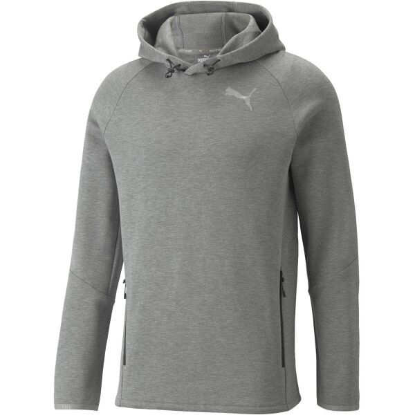 Puma Puma EVOSTRIPE HOODIE Bluza sportowa, szary, rozmiar XXL