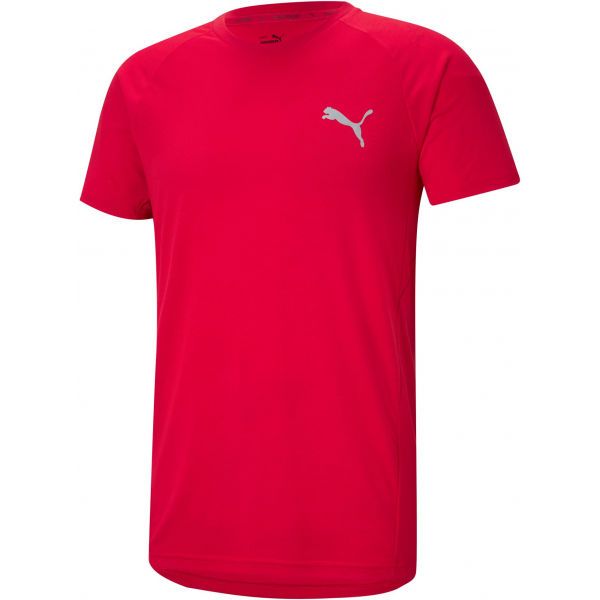 Puma Puma EVOSTRIPE TEE Koszulka sportowa męska, czerwony, rozmiar XXL
