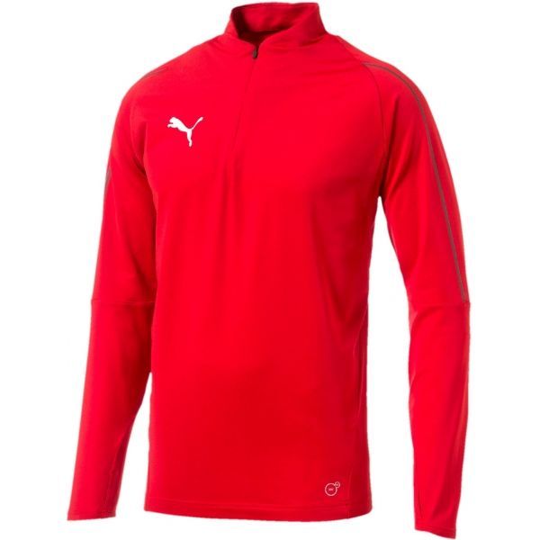 Puma Puma FINAL TRAINING 1/4 ZIP TOP Koszulka sportowa męska, czerwony, rozmiar S