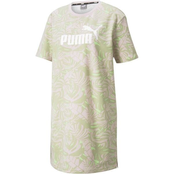 Puma Puma FLORAL VIBES AOP DRESS Sukienka damska, jasnozielony, rozmiar XS