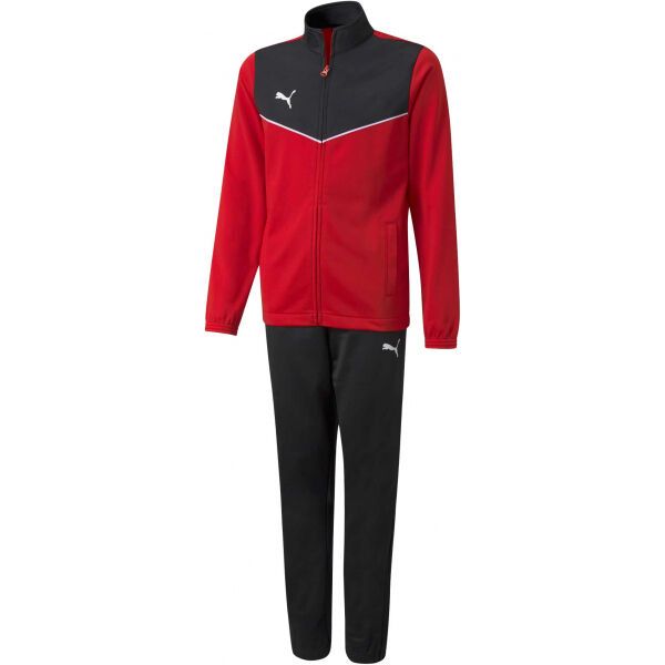 Puma Puma INDIVIDUALRISE TRACKSUIT JR Dres młodzieżowy, czerwony, rozmiar 164