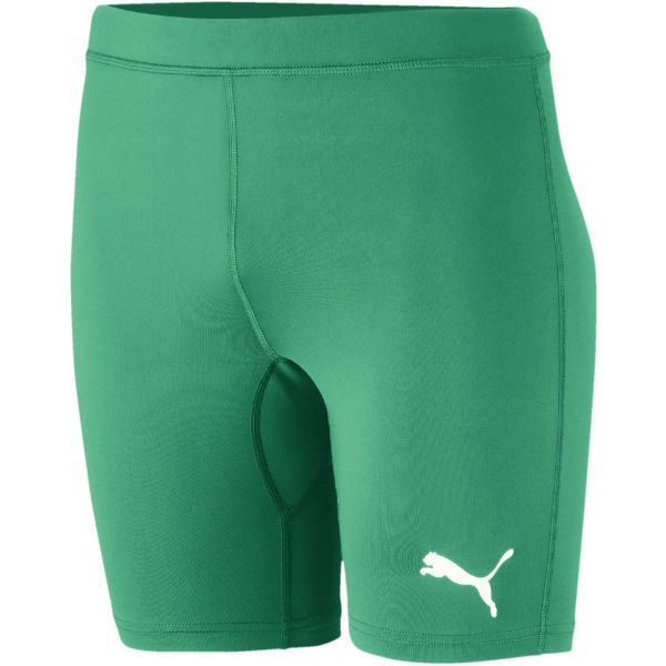 Puma Puma LIGA BASELAYER SHORT TIGH JR Spodenki sportowe dziecięce, zielony, rozmiar 152