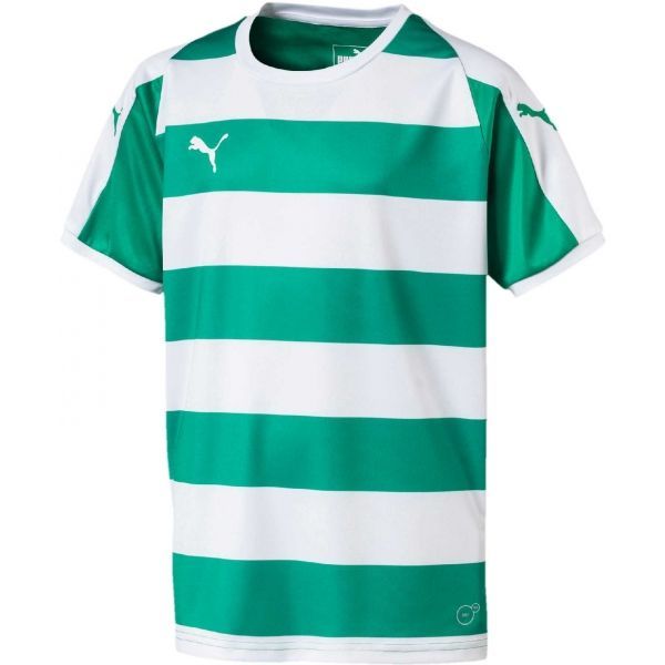 Puma Puma LIGA JERSEY HOOPED JR Koszulka sportowa dziecięca, zielony, rozmiar 128