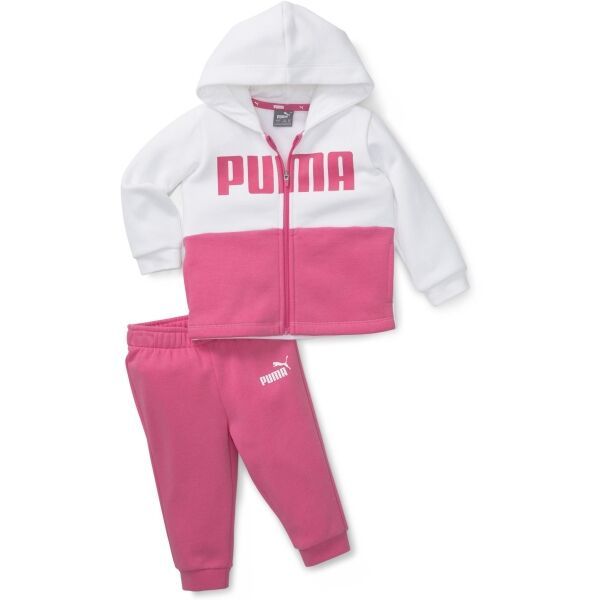 Puma Puma MINICATS COLORBLOCK JOGGER FL Dres dziecięcy, różowy, rozmiar 98