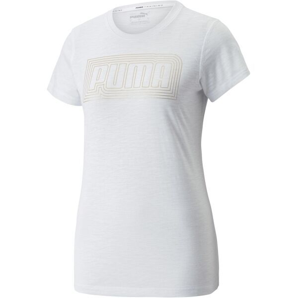 Puma Puma PERFORMANCE LOGO FILL TEE REC Q4 Koszulka damska, biały, rozmiar L