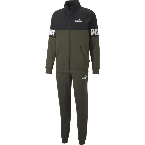 Puma Puma POWER COLORBLOCK SUIT FL Dres męski, khaki, rozmiar M