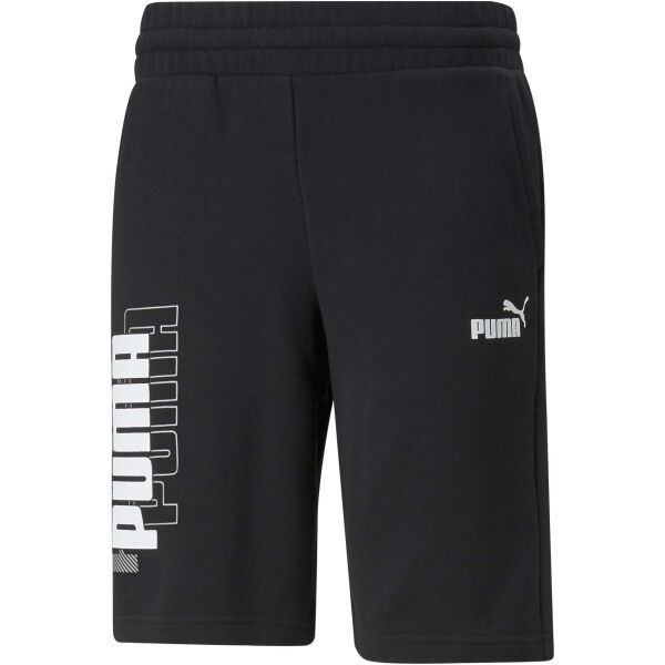 Puma Puma POWER LOGO SHORTS 10 Spodenki męskie, czarny, rozmiar XL