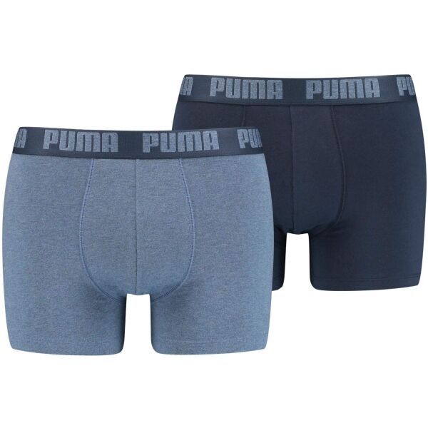 Puma Puma PUMA BASIC BOXER 2P Bokserki męskie, jasnoniebieski, rozmiar L