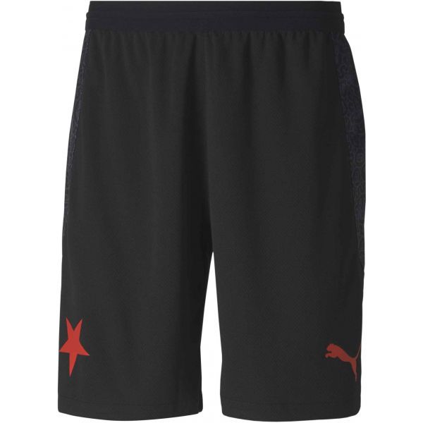 Puma Puma SK SLAVIA HOME SHORTS PROMO Spodenki piłkarskie męskie, czarny, rozmiar M