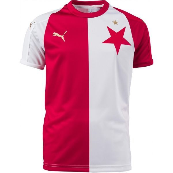Puma Puma SK SLAVIA REPLIC KIDS Koszulka piłkarska dziecięca, czerwony, rozmiar 116