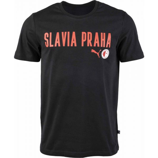 Puma Puma Slavia Prague Graphic Tee DBLU Koszulka męska, czarny, rozmiar XXL
