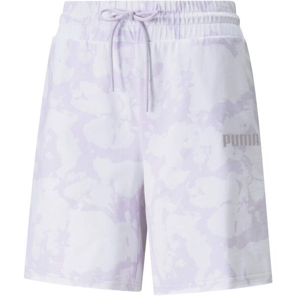 Puma Puma SUMMER GRAPHIC 7 AOP LONG LINE SHORTS Spodenki damskie, biały, rozmiar M