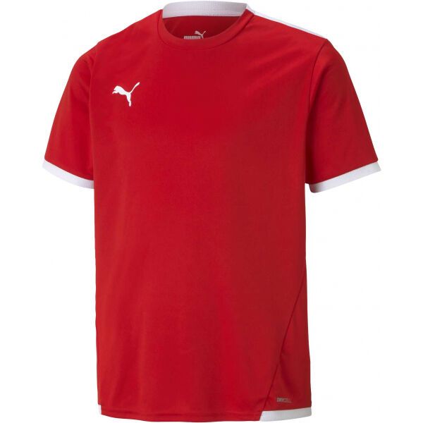 Puma Puma TEAM LIGA JERSEY JR Koszulka piłkarska juniorska, czerwony, rozmiar 152