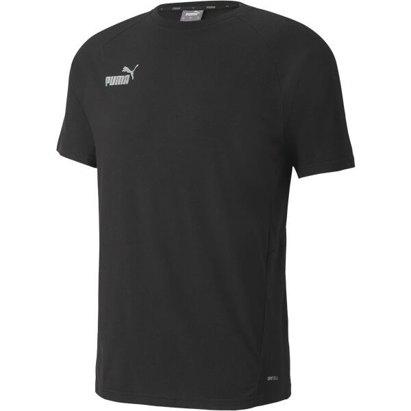 Puma Puma TEAMFINAL CASUALS TEE Koszulka piłkarska, czarny, rozmiar XL