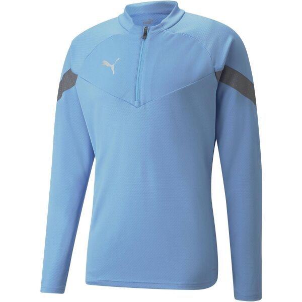 Puma Puma TEAMFINAL TRAINING 1/4 ZIP TOP Bluza sportowa męska, jasnoniebieski, rozmiar M