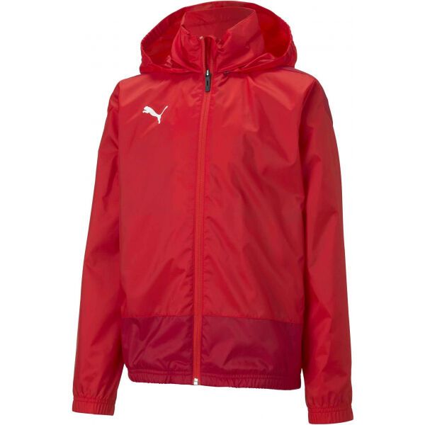 Puma Puma TEAMGOAL 23 TRAINING RAIN JACKET JR Kurtka dziecięca, czerwony, rozmiar 140