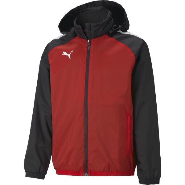 Puma Puma TEAMLIGA ALL WEATHER JKT JR Kurtka chłopięca, czarny, rozmiar 164