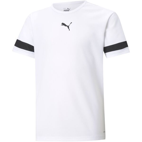 Puma Puma TEAMRISE JERSEY JR Koszulka piłkarska dziecięca, biały, rozmiar 152