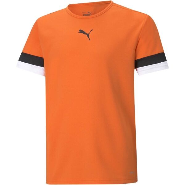 Puma Puma TEAMRISE JERSEY JR Koszulka piłkarska dziecięca, pomarańczowy, rozmiar 128