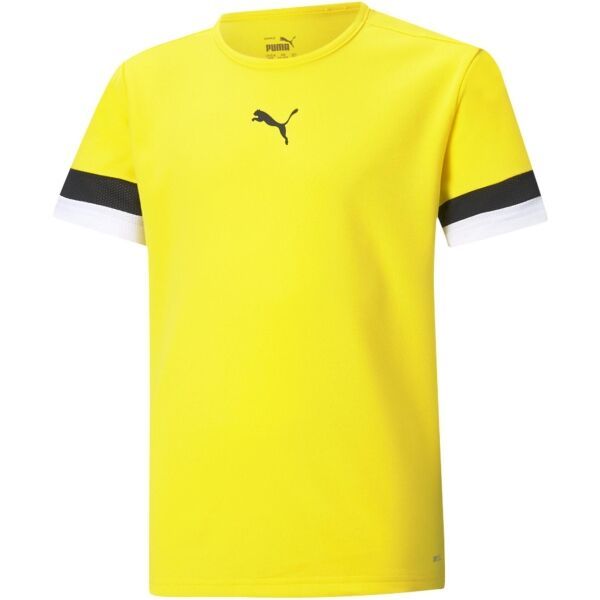 Puma Puma TEAMRISE JERSEY JR Koszulka piłkarska dziecięca, żółty, rozmiar 128