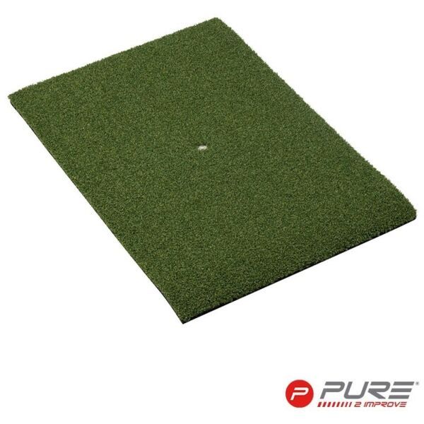 PURE 2 IMPROVE PURE 2 IMPROVE Pure 2 Improve HITTING MAT SET 40 x 60 cm Mata treningowa do golfa, zielony, rozmiar os