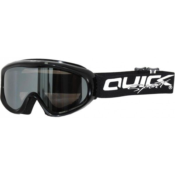 Quick Quick ASG-088 Gogle narciarskie, czarny, rozmiar UNI