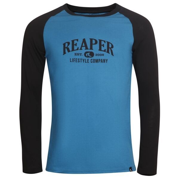 Reaper Reaper BCHECK Koszulka męska z długim rękawem, niebieski, rozmiar L