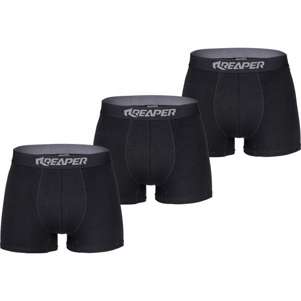 Reaper Reaper Men boxer 3-pack Bokserki męskie, czarny, rozmiar L