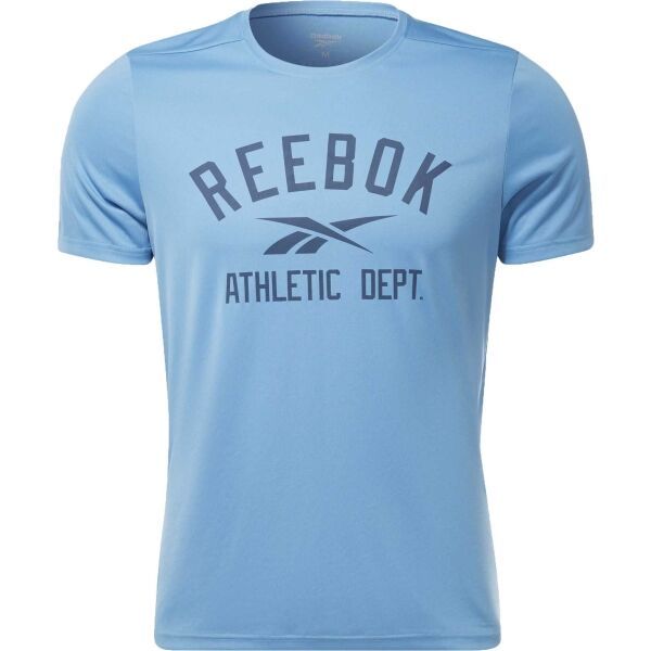 Reebok Reebok WOR POLY GRAPHIC SS TEE Koszulka męska, niebieski, rozmiar L