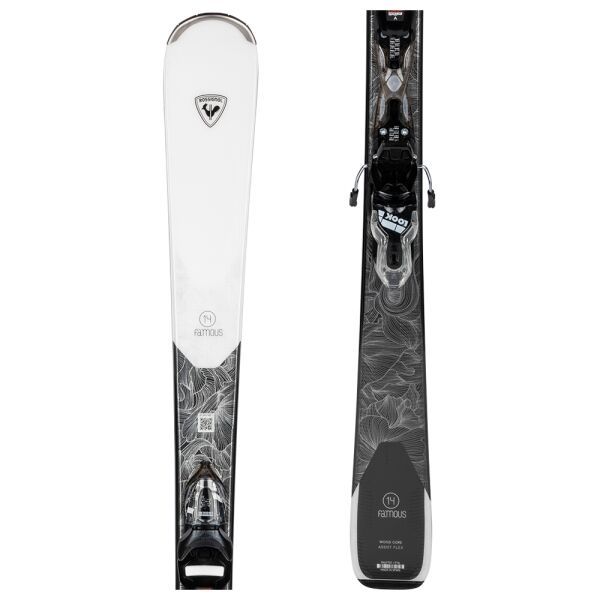 Rossignol Rossignol FAMOUS 14 XPRESS + XPRESS W 10 GW B83 Narty zjazdowe damskie, czarny, rozmiar 160