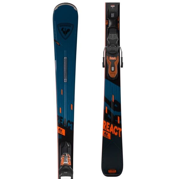 Rossignol Rossignol REACT 6 CA XPRESS + XPRESS GW B83 Narty zjazdowe, ciemnoniebieski, rozmiar 163