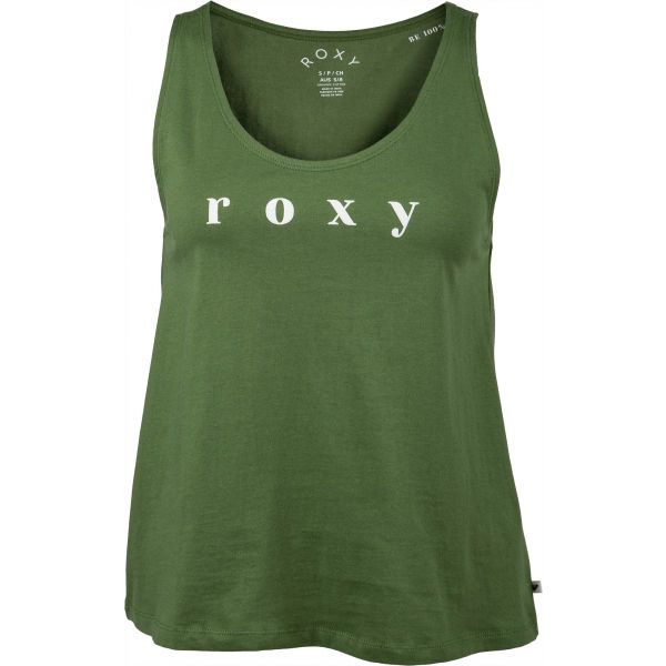 Roxy Roxy CLOSING PARTY WORD Koszulka damska, zielony, rozmiar XS