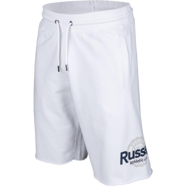Russell Athletic Russell Athletic CIRCLE RAW SHORT Spodenki męskie, biały, rozmiar XXL