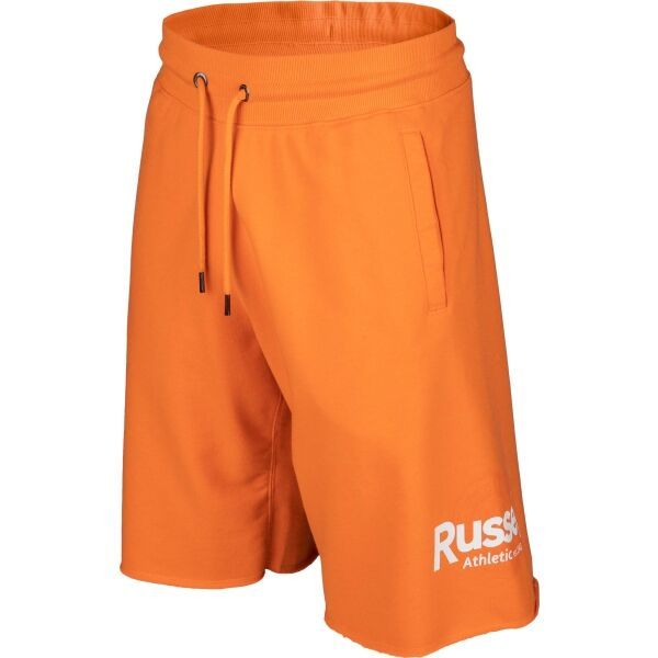 Russell Athletic Russell Athletic CIRCLE RAW SHORT Spodenki męskie, pomarańczowy, rozmiar S