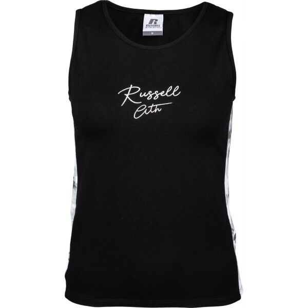 Russell Athletic Russell Athletic WOMEN T-SHIRT Koszulka damska, czarny, rozmiar XL