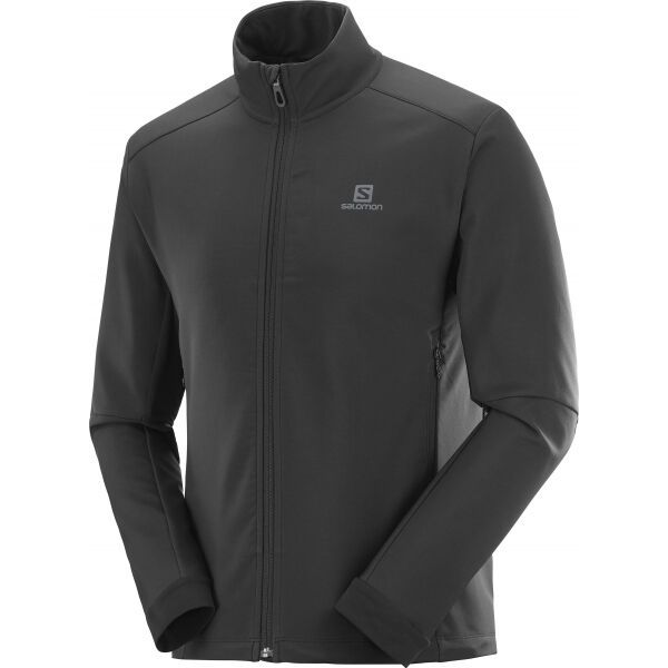 Salomon Salomon AGILE SOFTSHELL JKT M Kurtka softshell męska, czarny, rozmiar M