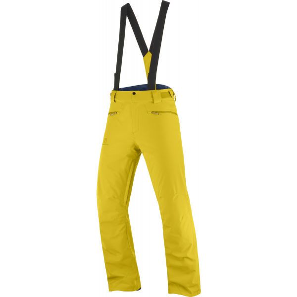 Salomon Salomon STANCE PANT M Spodnie narciarskie męskie, żółty, rozmiar S