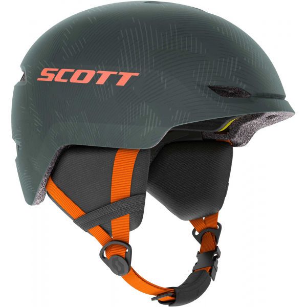 Scott Scott KEEPER 2 PLUS JR Kask narciarski dziecięcy, ciemnozielony, rozmiar (53 - 56)