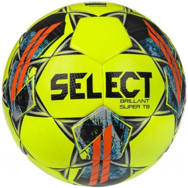 Select Select FB BRILLANT SUPER TB Piłka do piłki nożnej, żółty, rozmiar 5