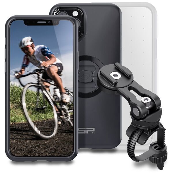 SP Connect SP Connect BIKE BUNDLE II iPHONE 13 MINI Rowerowy uchwyt na telefon, czarny, rozmiar os