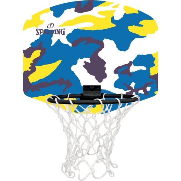 Spalding Spalding CAMO MICRO MINI BACKBOARD SET Minikosz do koszykówki, kolorowy, rozmiar os