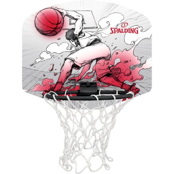 Spalding Spalding SKETCH MICRO MINI BACKBOARD SET Minikosz do koszykówki, czerwony, rozmiar os