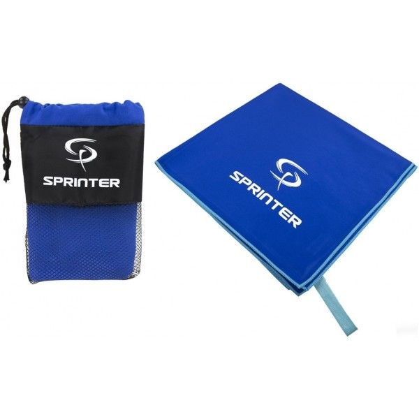 Sprinter Sprinter RĘCZNIK Z MIKROWŁÓKNA 100 × 160 CM Ręcznik sportowy z mikrowłókna, niebieski, rozmiar NS