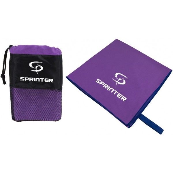 Sprinter Sprinter TOWEL 100 × 160 Ręcznik sportowy z mikrowłókna, fioletowy, rozmiar os