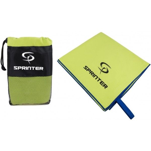 Sprinter Sprinter TOWEL 100 × 160 Ręcznik sportowy z mikrowłókna, zielony, rozmiar os